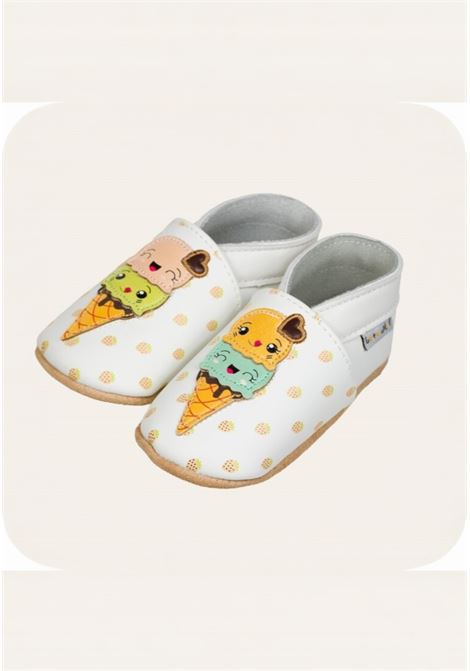 Scarpina pelle baby LAIT ET MIEL | GLA01GELATO